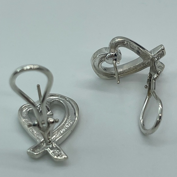 Tiffany & Co. Vintage Large Paloma Picasso Loving Heart Earrings - Picture 13 of 16
